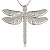 Alloy Enamel Dragonfly Big Pendants ENAM-L034-02P-2