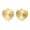 304 Stainless Steel Pendants STAS-C167-08A-G-1