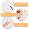 8 Sheets 4 Styles PVC Waterproof Self-Adhesive Sticker STIC-OC0001-13C-4