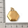 Printing 304 Stainless Steel Pendants STAS-K304-06D-G-3