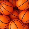 PU Leather Mini Imitation Basketball for Doll Decorations LS-AJEW-H145-63-1