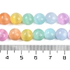 Macaron Color Natural Selenite Beads Strands G-F780-A01-02-4