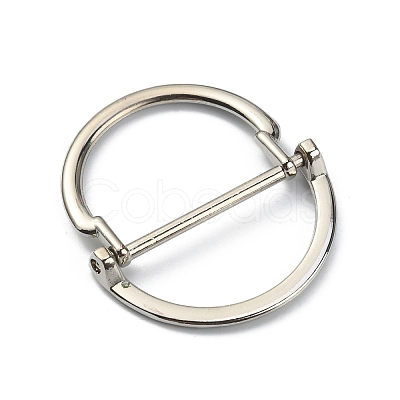 Alloy Buckle Clasps FIND-WH0143-82B-P-1