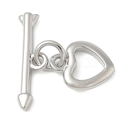 Brass Toggle Clasps KK-CBAFC6C-07C-P-1