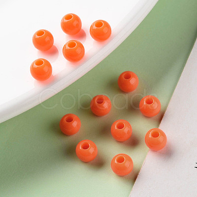 Opaque Acrylic Beads LS-MACR-S370-C6mm-A37-1