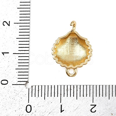 Brass Sea Animal Connector Charms KK-I352-29G-01-1