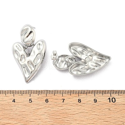 304 Stainless Steel Dangle Stud Earrings EJEW-D319-13P-1