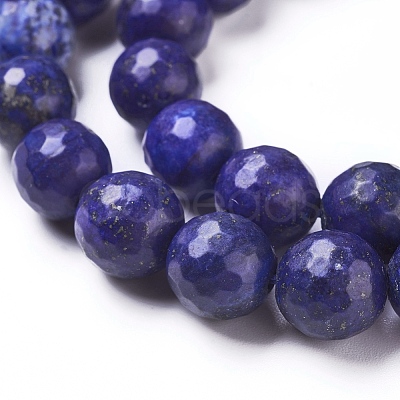 Natural Lapis Lazuli Beads Strands G-D840-38-10mm-1