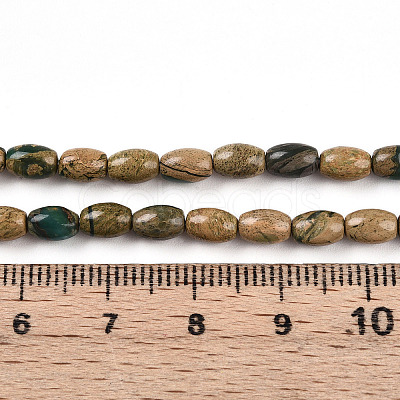Natural Verdite Stone Beads Strands G-N346-02A-06-1