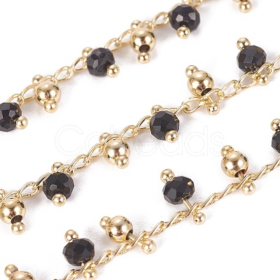 Handmade Glass Beaded Chains CHC-E018-C01-1
