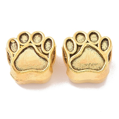 Tibetan Style Alloy European Beads FIND-H038-03AG-1