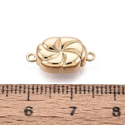 Brass Magnetic Clasps KK-Q074-02G-1