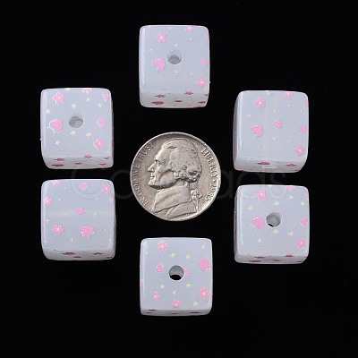 Printed Acrylic Beads MACR-S374-11C-03-1