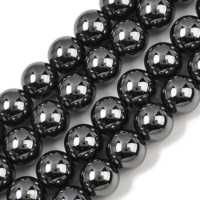 Synthetic Non-magnetic Hematite Beads Strands GG-CBAB93D-B01-10mm-1