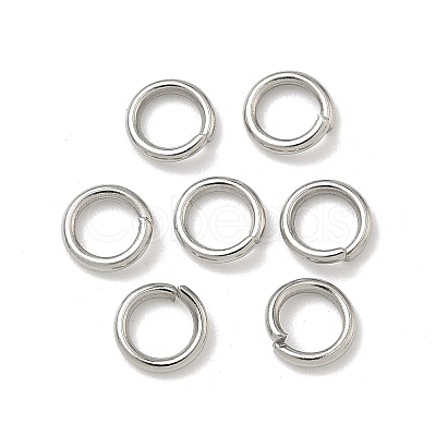 Tarnish Resistant 304 Stainless Steel Open Jump Rings STAS-E067-07-6mm-1