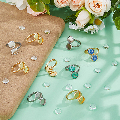 DIY Cuff Ring Making Kits DIY-HS0001-67-1