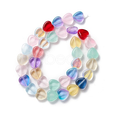 Transparent Glass Beads Strand GLAA-F112-03H-1