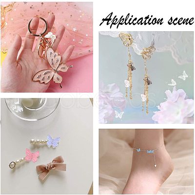 Two Tone Transparent Spray Painted Glass Charms GLAA-T016-22-1