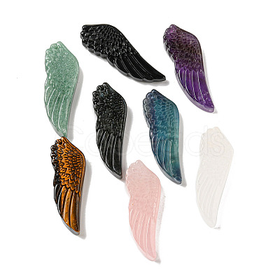Natural Mixed Gemstone Pendants G-M417-05-1