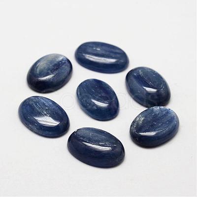 Oval Natural Kyanite/Cyanite/Disthene Cabochons G-O147-01F-1