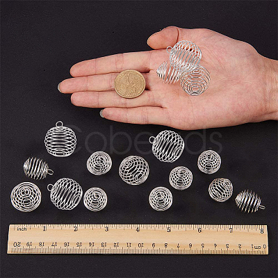 Iron Wire Pendants KK-SC0001-01-1