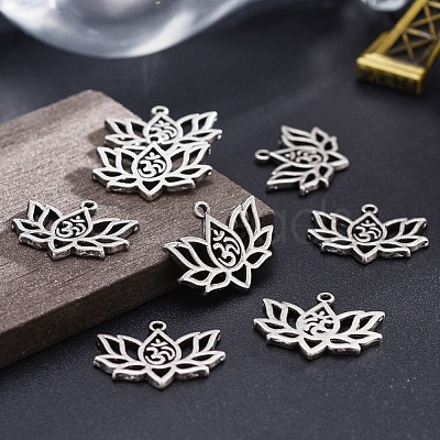 Tibetan Style Alloy Pendants TIBE-S301-008TAS-NR-1
