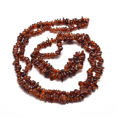 Natural Garnet Chip Bead Strands X-G-M205-73-1