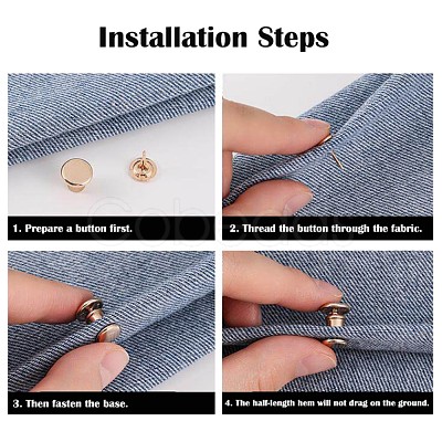 Alloy Pant Hem Fixing Clips MRMJ-P021-02P-1