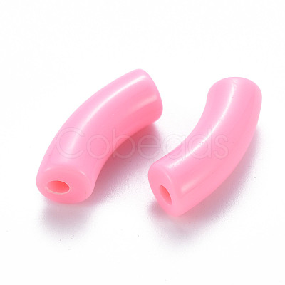 Opaque Acrylic Beads MACR-S372-001B-S004-1