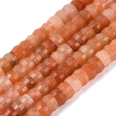 Natural Red Aventurine Beads Strands G-Q606-46A-06-1