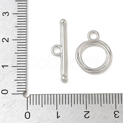 Brass Toggle Clasps KK-CBAFC6C-07G-P-1