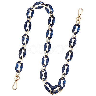 Oval Resin Link Purse Chains FIND-WH20006-62B-1