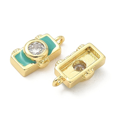 Brass Pave Cubic Zirconia Pendants KK-S338-12G-B-1