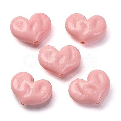 Opaque Acrylic Beads X-OACR-Z013-33F-1