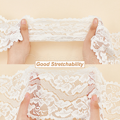 Polyester Lace Trims SRIB-GF0001-24-1
