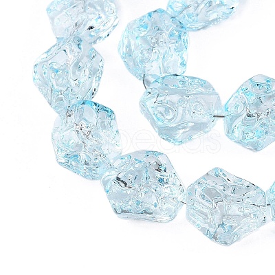 Electroplate Glass Beads Strands EGLA-N012-08H-1