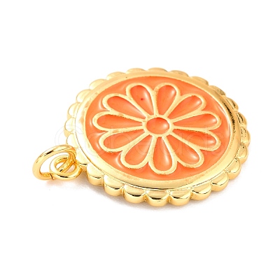 Real 18K Gold Plated Brass Pendants KK-L206-013G-07-1