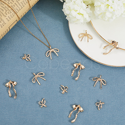 12Pcs 3 Styles Brass Pendants KK-BBC0020-27-1