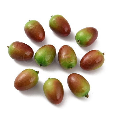 Mini Foam Imitation Olive Model DJEW-WH0042-23-1