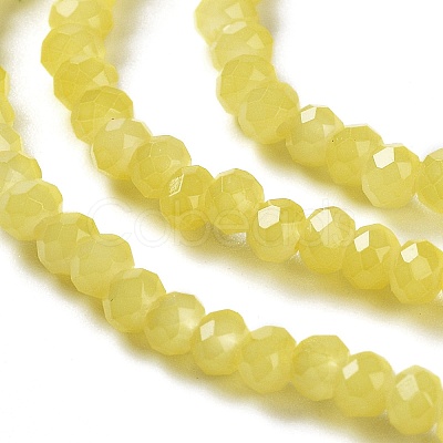 Baking Paint Imitation Jade Glass Bead Strands LS-DGLA-A034-J2MM-A24-1