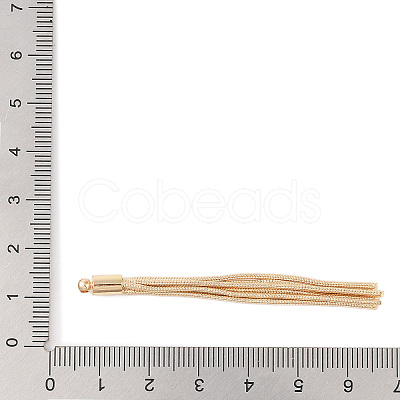 Brass Big Tassel Pendants KK-N256-13G-1