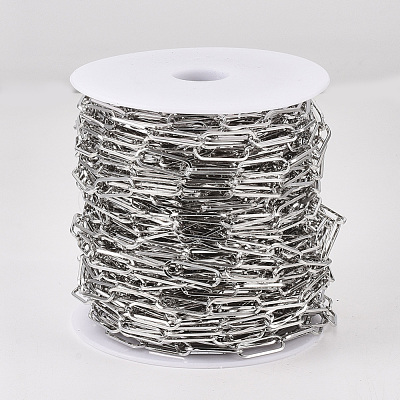 Unwelded Iron Paperclip Chains CH-S125-02B-P-1