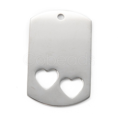 Non-Tarnish 304 Stainless Steel Pendants STAS-G251-04C-P-1