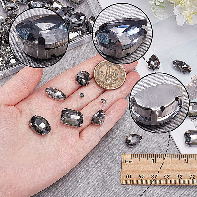156Pcs 7 Styles Sew on Rhinestone DIY-SP0007-30A-1