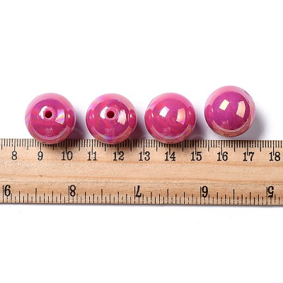 Solid Color Acrylic Beads X-PACR-S095-20mm-14-1