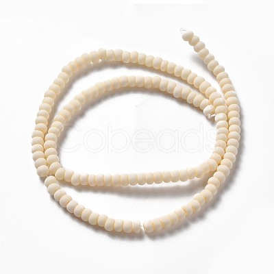 Handmade Frosted Porcelain Beads PORC-E017-01G-1
