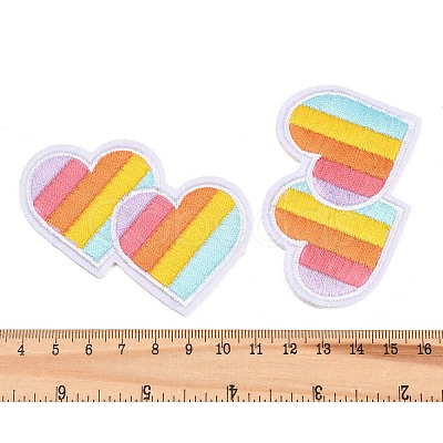 Polyester Computerized Embroidery Cloth Iron on Sew on Patches PATC-L001-05-1