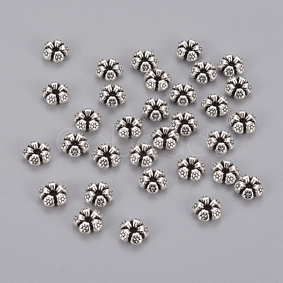 Tibetan Silver Spacer Beads X-AC0752-1