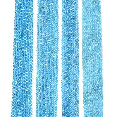 Electroplate Glass Beads Strands X-EGLA-A044-T6mm-B08-1