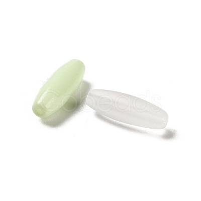 Painted Glass Beads GLAA-C037-01B-1